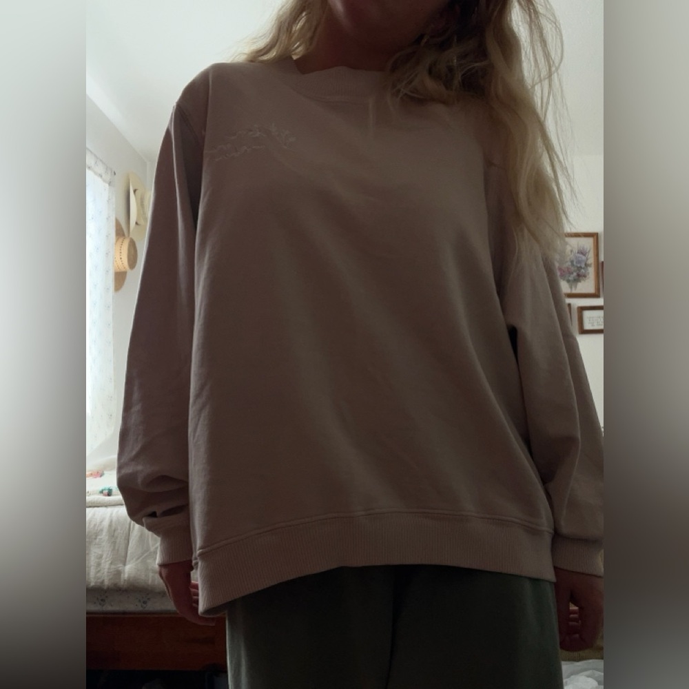 Light Pink Kristin Made Love One Another Crew Neck